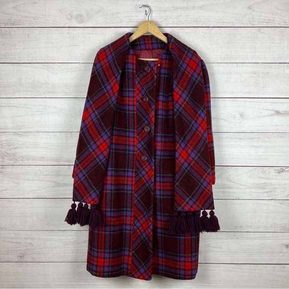 Vintage 1960s Union Made Bromleigh Overcoat Jacket Large